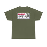 GREASEBAT 2 SIDED work shirt! 24 HOUR TOWING Heavy Cotton Tee
