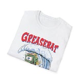 Radical Surf Fink! wearing a Greasebat club shirt!  on a Unisex Softstyle T-Shirt