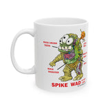 Spike Wad anatomy chart! Ceramic Mug, 11oz and 15oz!