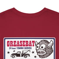 GREASEBAT 2 SIDED work shirt! 24 HOUR TOWING Heavy Cotton Tee