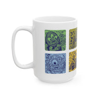 POP art monsters! Greasebat and friends Ceramic Mug, 11oz and 15 oz!