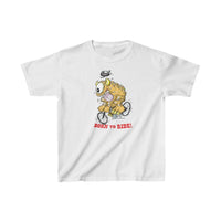 BORN TO RIDE BIKES! Kids Heavy Cotton™ Tee