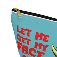 EXPLODING KAIJU "LET ME GET MY FACE ON!"  Accessory Pouch w T-bottom