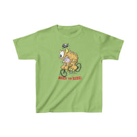 BORN TO RIDE BIKES! Kids Heavy Cotton™ Tee