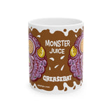 MONSTER JUICE Greasebat Ceramic Mug, 11oz