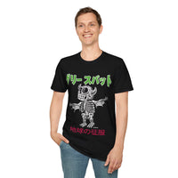 EARTH DOMINATION skeletal Greasebat Unisex Softstyle T-Shirt