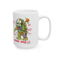 Spike Wad anatomy chart! Ceramic Mug, 11oz and 15oz!